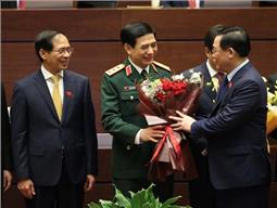 Quốc hội phê chuẩn bổ nhiệm Thượng tướng Phan Văn Giang giữ chức vụ Bộ trưởng Bộ Quốc phòng